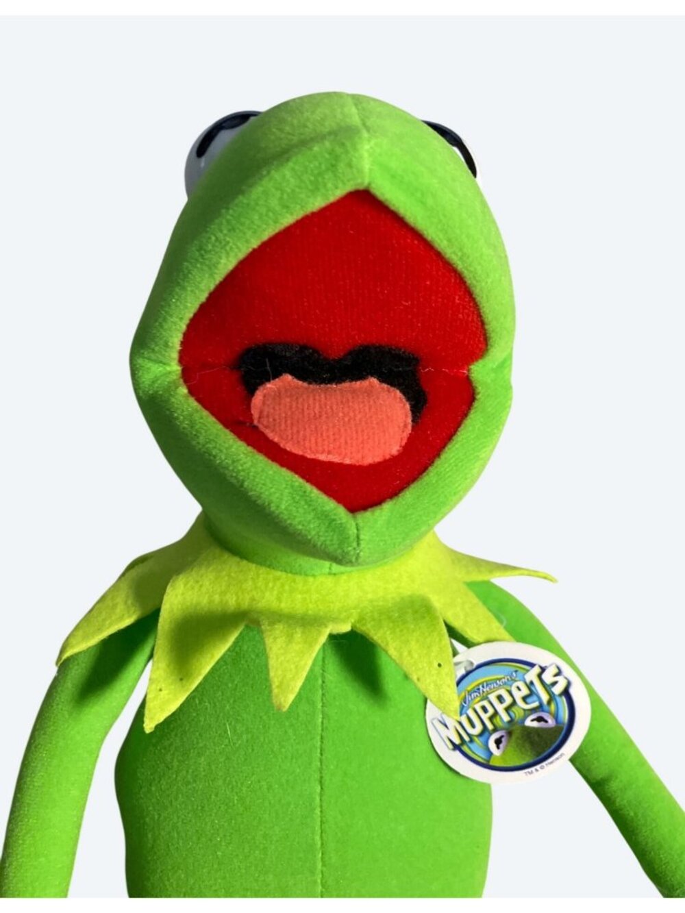 Jim Hensons Muppets Kermit The Frog Plush Doll 16" Synthetic Fibers - Picture 4 of 14